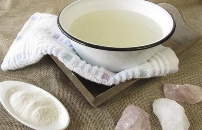 Dilué avec des coussinets d'eau chauds pour envelopper